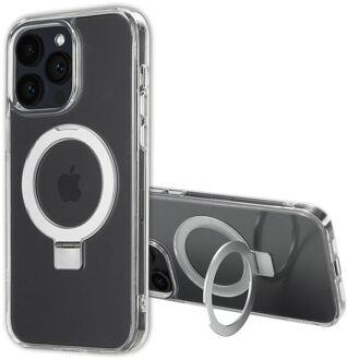 Accezz Ring Stand Backcover met MagSafe voor de Apple iPhone 14 Pro Max - Transparant