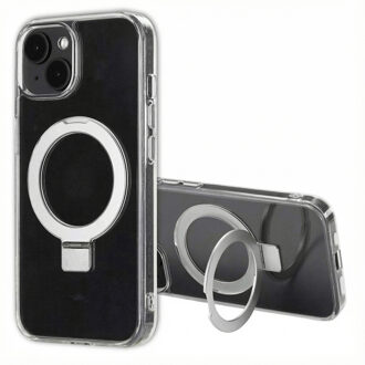Accezz Ring Stand Backcover met MagSafe voor de Apple iPhone 14 - Transparant