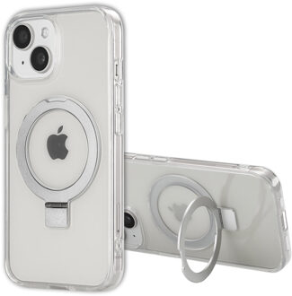 Accezz Ring Stand Backcover met MagSafe voor de Apple iPhone 15 - Transparant