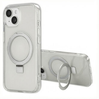 Accezz Ring Stand Backcover met MagSafe voor de Apple iPhone 15 - Transparant
