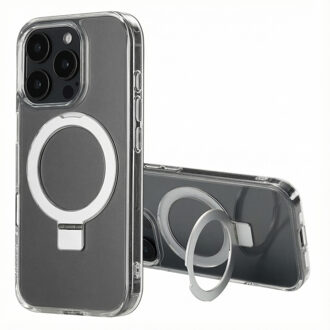 Accezz Ring Stand Backcover met MagSafe voor de Apple iPhone 16 Pro Max - Transparant