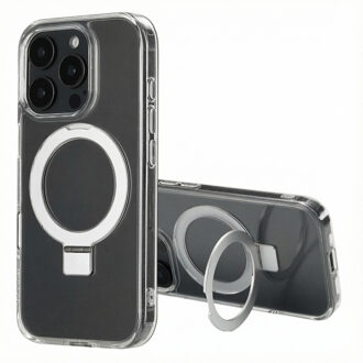 Accezz Ring Stand Backcover met MagSafe voor de Apple iPhone 16 Pro - Transparant