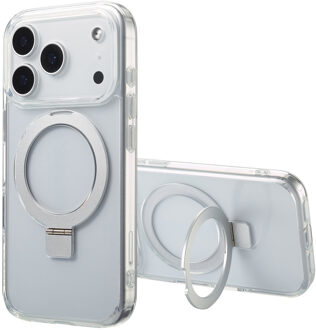 Accezz Ring Stand Backcover met MagSafe voor de Apple iPhone 17 Pro Max - Transparant