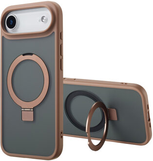 Accezz Ring Stand Backcover met MagSafe voor de Apple iPhone Air - Bruin
