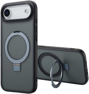 Accezz Ring Stand Backcover met MagSafe voor de Apple iPhone Air - Zwart