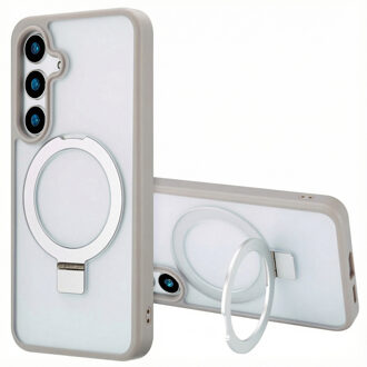 Accezz Ring Stand Backcover met MagSafe voor de Samsung Galaxy S24 - Grijs