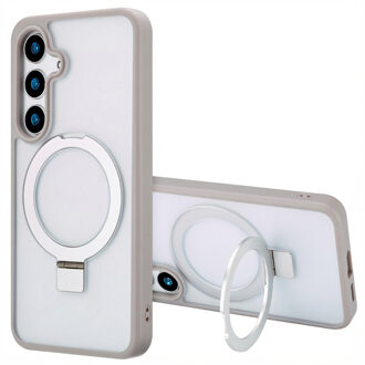 Accezz Ring Stand Backcover met MagSafe voor de Samsung Galaxy S24 Plus - Grijs