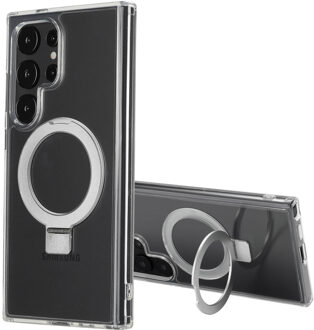 Accezz Ring Stand Backcover met MagSafe voor de Samsung Galaxy S24 Ultra - Transparant