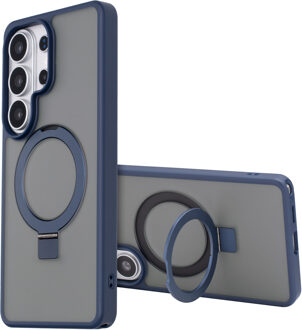 Accezz Ring Stand Backcover met MagSafe voor de Samsung Galaxy S26 Ultra - Blauw