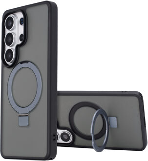 Accezz Ring Stand Backcover met MagSafe voor de Samsung Galaxy S26 Ultra - Zwart