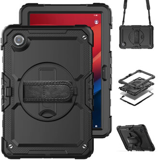 Accezz Rugged Backcover met schouderstrap voor de Lenovo Tab M11 - Zwart - 11