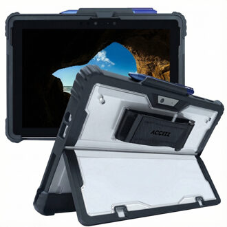 Accezz Rugged case met stand voor de Microsoft Surface Go / Go 2 / Go 3 / Go 4 - Zwart - 10.5