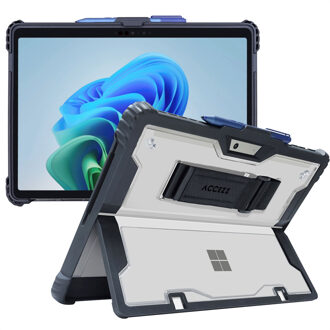 Accezz Rugged case met stand voor de Microsoft Surface Pro 9 / Pro 10 / Pro 11 - Zwart - 13
