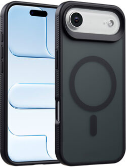 Accezz Rugged Frosted MagSafe Backcover voor de Apple iPhone Air - Zwart