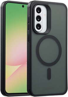 Accezz Rugged Frosted MagSafe Backcover voor de Samsung Galaxy A36 / A56 - Zwart
