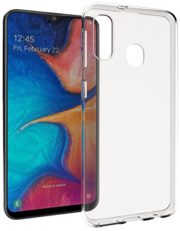 Accezz Samsung Galaxy A20e hoesje - hoesje Samsung A20e - A20e hoesje - telefoonhoesje Samsung A20e - Samsung A20e hoesje - Siliconen hoesje - Transparant - Accezz Clear Backcover