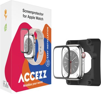 Accezz Screenprotector met applicator voor de Apple Watch Series 4-6 / SE - 40 mm Transparant