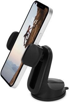 Accezz Telefoonhouder auto - Verstelbaar - Universeel - Dashboard en voorruit - Zwart - One size