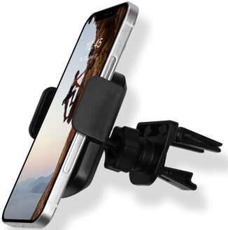 Accezz Telefoonhouder auto - Verstelbaar - Universeel - Ventilatierooster - Zwart - One size