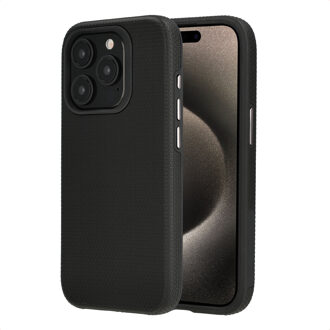 Accezz Tough Backcover met MagSafe voor de Apple iPhone 15 Pro - Zwart