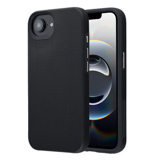 Accezz Tough Backcover met MagSafe voor de Apple iPhone 17e / 16e - Zwart