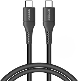 Accezz USB-C naar USB-C kabel - 1 meter - Zwart