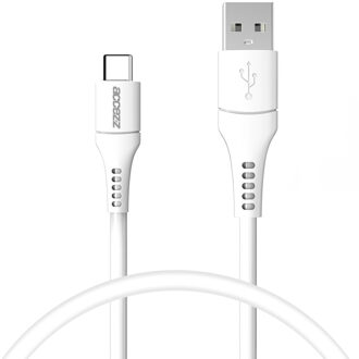 Accezz USB-C naar USB kabel - 0,2 meter - Wit - 2m