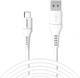 Accezz USB-C naar USB kabel - 2 meter - Wit - 2m