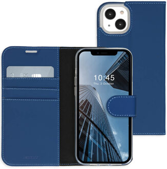 Accezz Wallet Case voor Apple iPhone 14 Plus Telefoonhoesje Blauw