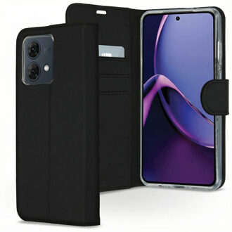 Accezz Wallet Softcase Bookcase Motorola Moto G84 Telefoonhoesje Zwart