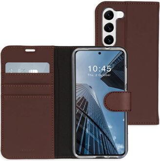 Accezz Wallet Softcase Bookcase Samsung Galaxy S23 Plus Telefoonhoesje Bruin