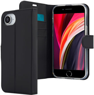 Accezz Wallet Softcase Bookcase voor de Apple iPhone 17e / 16e - Zwart