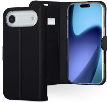 Accezz Wallet Softcase Bookcase voor de Apple iPhone Air - Zwart