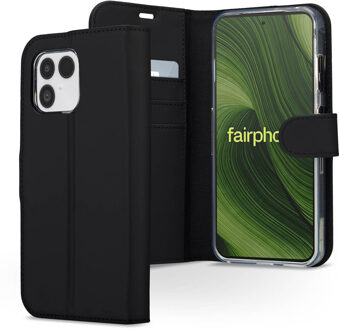 Accezz Wallet Softcase Bookcase voor de Fairphone 6 - Zwart