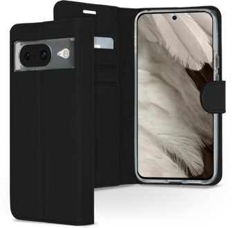 Accezz Wallet Softcase Bookcase voor de Google Pixel 8 - Zwart
