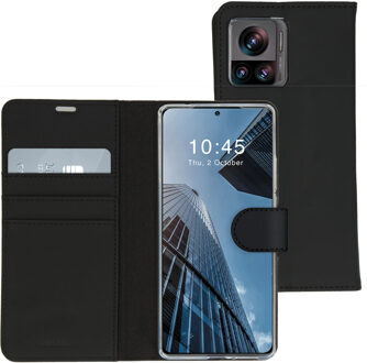 Accezz Wallet Softcase Bookcase voor de Motorola Edge 30 Ultra - Zwart