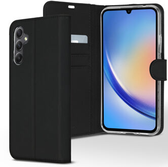 Accezz Wallet Softcase Bookcase voor de Samsung Galaxy A34 (5G) - Zwart