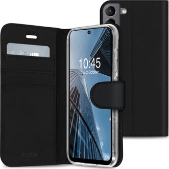 Accezz Wallet Softcase Bookcase voor de Samsung Galaxy S21 FE - Zwart