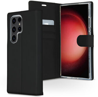 Accezz Wallet Softcase Bookcase voor de Samsung Galaxy S24 Ultra - Zwart