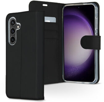 Accezz Wallet Softcase Bookcase voor de Samsung Galaxy S24 - Zwart