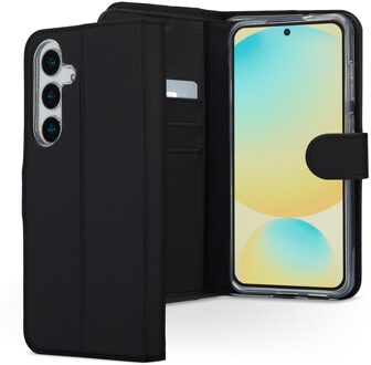 Accezz Wallet Softcase Bookcase voor de Samsung Galaxy S25 FE - Zwart