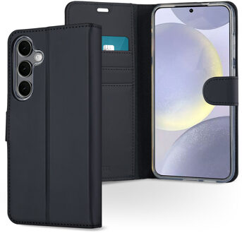 Accezz Wallet Softcase Bookcase voor de Samsung Galaxy S25 Plus - Zwart