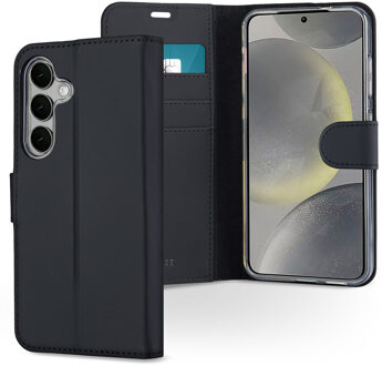Accezz Wallet Softcase Bookcase voor de Samsung Galaxy S25 - Zwart