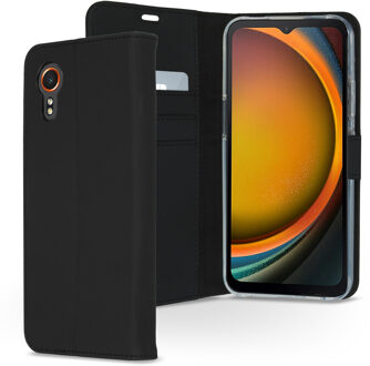 Accezz Wallet Softcase Bookcase voor de Samsung Galaxy Xcover 7 - Zwart