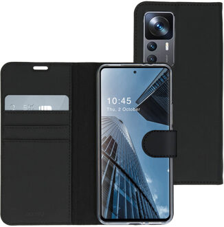 Accezz Wallet Softcase Bookcase voor de Xiaomi 12T (Pro) - Zwart