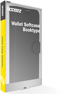 Accezz Wallet Softcase voor Samsung Galaxy A17 Telefoonhoesje Zwart