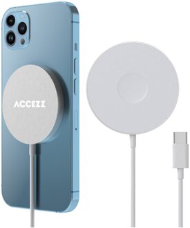 Accezz Wireless MagSafe Charger USB-C - 1 meter Oplader Wit