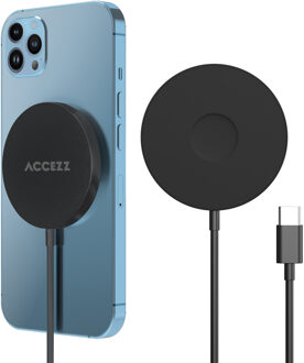 Accezz Wireless MagSafe Charger USB-C - 1 meter Oplader Zwart