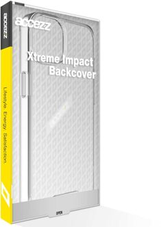 Accezz Xtreme Impact Backcover iPhone 15 Pro Max Telefoonhoesje Transparant