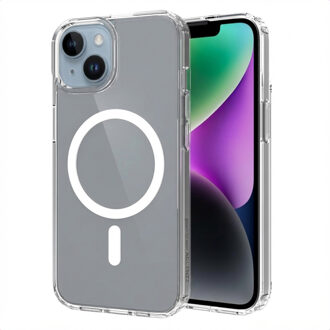 Accezz Xtreme Impact Backcover met MagSafe voor de Apple iPhone 13 - Transparant